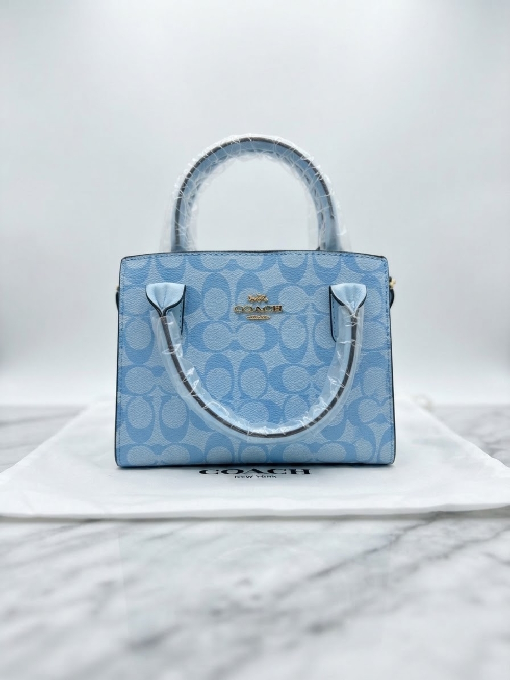 Coach Light Blue Mini Bag For Women
